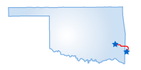 Driving route map