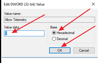 disable telemetry