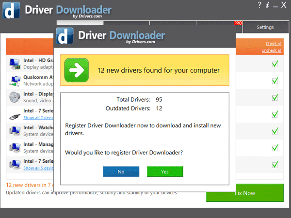 register driverdownloader