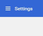 chrome hamburger menu