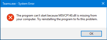 How To Solve Msvcp Dll Is Missing Error Drivers Com