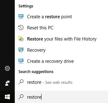 restore 10