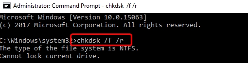 chkdsk command