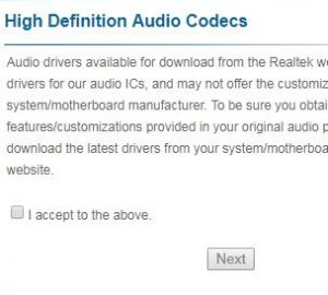 how do i update realtek high definition audio driver