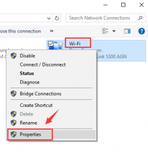 wi-fi properties