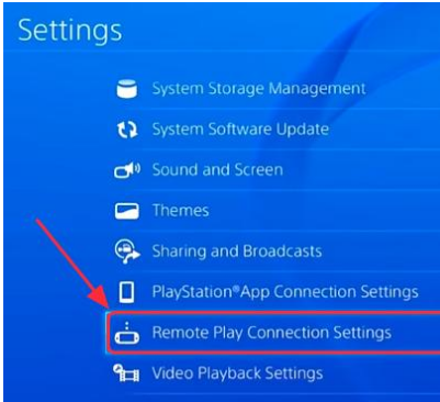 set up ps4 remote play