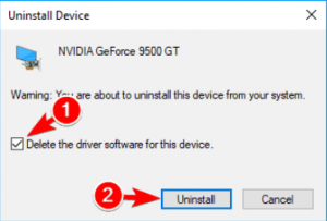 uninstall device