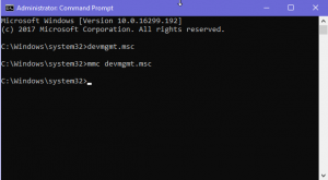 devmgmt command