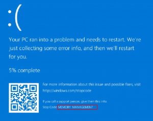 Solution to Memory Management BSOD Error on Windows 10 | Drivers.com