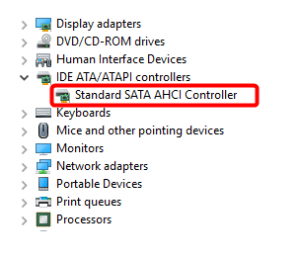 standard sata ahci controller driver windows 10 amd